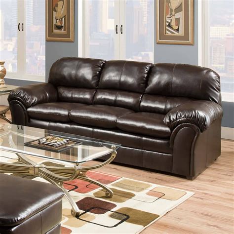Buy Online Simmons Leather Sofa